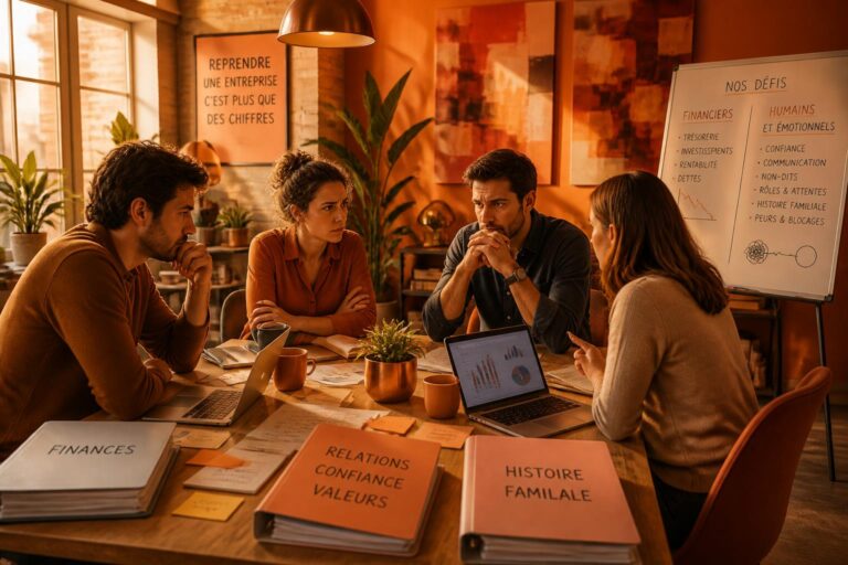 découvrez les enjeux humains lors de la reprise d'une entreprise familiale et comment surmonter les blocages qui peuvent coûter plus cher que les dettes financières.